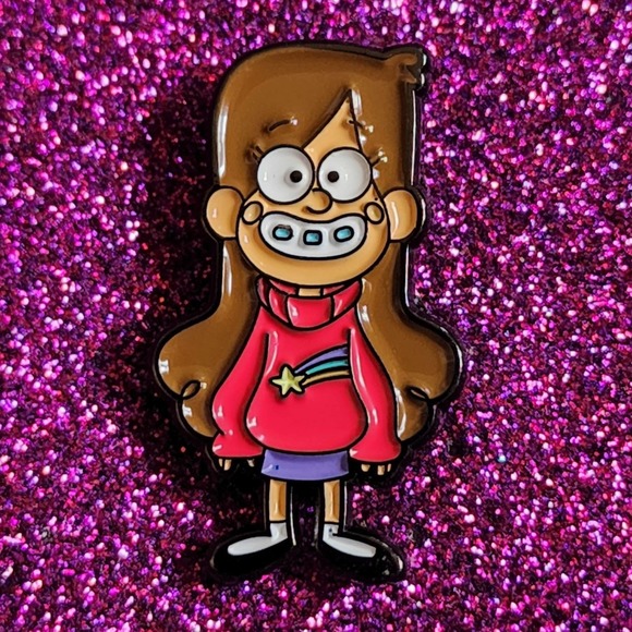 Mabel Pines Big Smile Braces Gravity Falls Enamel Pin - Picture 1 of 2